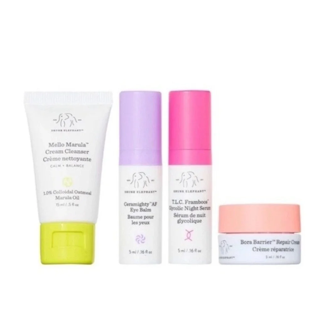 Sephora Beauty Insider Drunk Elephant Cozy Comforts‎ Beauty 4-Pc Travel Set NEW